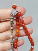 Akik Taşı 33lük Tesbih 6mm (7666) thumbnail 2