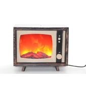 Tv Tasarımlı Ledli Şömine Lamba Aalk2511 - 1