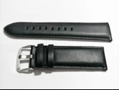 Fado&Her Saate Uyumlu Hakiki Siyah Düz  Deri Saat Kordonu 24   mm  (57 ) thumbnail 2