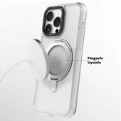 Youngkit Apple iPhone 16 Pro Max Kılıf Magsafe Şarj Özellikli Parmak Ring Standlı Youngkit Pivot Serisi Kapak thumbnail 6
