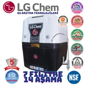 LG Chem PLATİNUM BEYAZ SİYAH 10 LİTRE 7 FİLTRE 14 AŞAMA SU ARITMA CİHAZI thumbnail 1