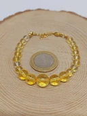 Galaksi Serisi Sitrin Taşı Tasarım Bileklik thumbnail 5