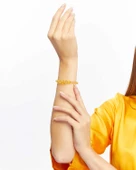 Galaksi Serisi Sitrin Taşı Tasarım Bileklik thumbnail 2