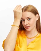 Galaksi Serisi Sitrin Taşı Kolye & Bileklik Seti thumbnail 3