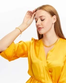 Galaksi Serisi Sitrin Taşı Kolye & Bileklik Seti thumbnail 8