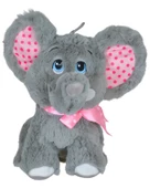 Selay Toys Peluş Oturan Fil Gri 1012 - 1