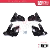 Peugeot 308 MK2 T9 2013-2021 4/5 Kapı 9807658080 9807657780 İçin Sağ Sol Ön Far Ayak Tamir Seti - 4