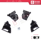 Peugeot 308 MK2 T9 2013-2021 4/5 Kapı 9807658080 9807657780 İçin Sağ Sol Ön Far Ayak Tamir Seti - 2