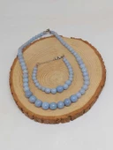 Galaksi Serisi Angelit Taşı Kolye & Bileklik Seti thumbnail 7