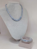 Galaksi Serisi Angelit Taşı Kolye & Bileklik Seti thumbnail 2