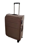 Pierre Cardin Ultra Light Hafif Lüx Kumaş Orta Boy Valiz Kahve 04PC4200 - 1