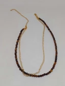 Kaplangözü Taşı 4mm Tasarım Çelik Kolye (54600) thumbnail 3