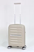 Kırılmaz Polipropilen 2'li Valiz Seti Büyük Boy - Kabin Boy Bej BNT1000 thumbnail 4