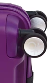 Benetton Büyük Boy %100 Polipropilen Valiz Mor Bnt1000 thumbnail 5