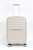 Polipropilen Kırılmaz 3'lü Valiz Seti Bej BNT1000 thumbnail 3