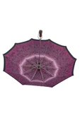 April Lüx Şemsiye Gri Desenli Mor 32-L thumbnail 2