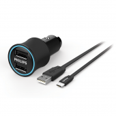 Philips DLP2553V Araç Şarj Cihazı ve Micro USB Kablo Combo Ürün - 1