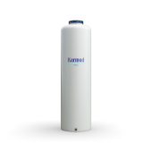 1000 Litre Polietilen Dikey Su Deposu - Beyaz (Boru Model) - 1