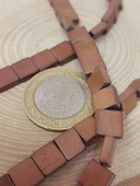 Hematit Taşı Kare Şekilli Dizi 3x8x8mm (54662) thumbnail 2