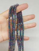 Hematit Taşı Rondela Dizi 2x6mm (54674) thumbnail 1
