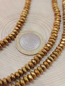 Hematit Taşı Rondela Dizi 3x6mm (54670) thumbnail 2