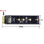 4391 M.2 Nvme Ssd Ngff To Pcie 3.0 X1 Adaptör M Key Kart Çevirici Dönüştürücü - 5