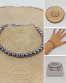 Terahertz Taşı Bileklik 4mm (45204) thumbnail 1