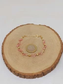 Gül Kuvars Taşı Bileklik 4mm (39337) thumbnail 3