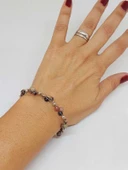 Rodonit Taşı Bileklik 4mm (39332) thumbnail 2