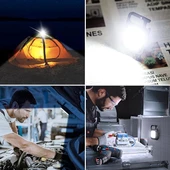 WellHise Mini Taşınabilir Led Çok Fonksiyonlu Fener, Yüksek Lümen, COB Anahtarlık, Dış Mekan İçin Şarj Edilebilir Acil Durum Işığı, Mini Kamp Feneri - 5