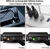 WellHise Mini Taşınabilir Led Çok Fonksiyonlu Fener, Yüksek Lümen, COB Anahtarlık, Dış Mekan İçin Şarj Edilebilir Acil Durum Işığı, Mini Kamp Feneri - 7