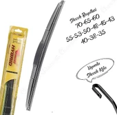 inwells Universal HYBRİD Silecek 35-38-40-43-45-48-50-53-55-60-65-70cm Çengelli - 1