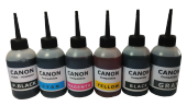 CANON MG6340 MG6350 MG7150 UYUMLU KOLAY DOLAN KARTUŞ+6x100ml MÜREKKEP 6 RENK (DOLU) - 3