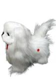 Sese Duyarlı Şımaran - Hareket Eden, Yürüyen Müzikli Sevimli Malta Bichon Peluş Köpek thumbnail 4