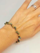 Afrika Turkuazı Taşı Bileklik 4mm (39344) thumbnail 2