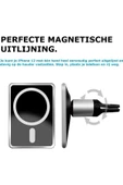 Hepu 15W Magsafe Kablosuz Şarjlı Araba Telefon Tutucu – Havalandırma Uyumlu, 360° Döner Başlık HP-A07 - 5