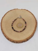 Rodonit Taşı Bileklik 4mm (45206) thumbnail 3