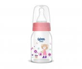 Wee Baby 0-6 Ay Kiraz Uçlu Cam Biberon 125 Ml - Pembe - 1