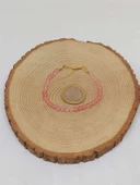 Gül Kuvars Taşı Bileklik 4mm (45212) thumbnail 3