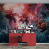 Tropikal Doğa Manzaralı Duvar Kağıdı thumbnail 4