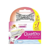 Wilkinson Sword Quattro Kadın 3+1 Yedek Kartuş - 1