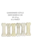 Gardenmix Sütlü Deri Kemik 8 Cm 20-25 Gr 6 Lı Paket - 2