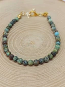 Afrika Turkuazı Taşı Bileklik 4mm (45202) thumbnail 5