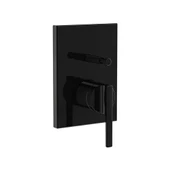 A4283839 VitrA Suit Ankastre Banyo Bataryası, Parlak Siyah - 1