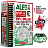 2025 ALES ÖSYM Tıpkı Basım EN EKONOMİK Çıkmış Soru 18+ Deneme Paketi Video/PDF Çözüm Türkiye Geneli - 2