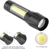 WellHise 511 Led El Feneri Şarj Edilebilir Type-C Mini El Feneri Ultra Parlak Taşınabilir Küçük Lamba Yüksek Güçlü - 2