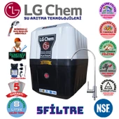 LG Chem PLATİNUM BEYAZ SİYAH POMPALI MONTAJ DAHİL 8 LİTRE 5 FİLTRE SU ARITMA CİHAZI thumbnail 1