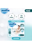 Molfix Premium Fırsat Paketi 1 Beden 72 Adet - 4