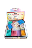 Fatih Pastel Renk Mercanlı Kurşun Kalem 1 Düzine - 1