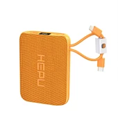 Hepu HP-235 20,000mAh 22.5W Sihirli Kablo Powerbank – Turuncu, Hızlı Şarj ve Taşınabilirlik - 1